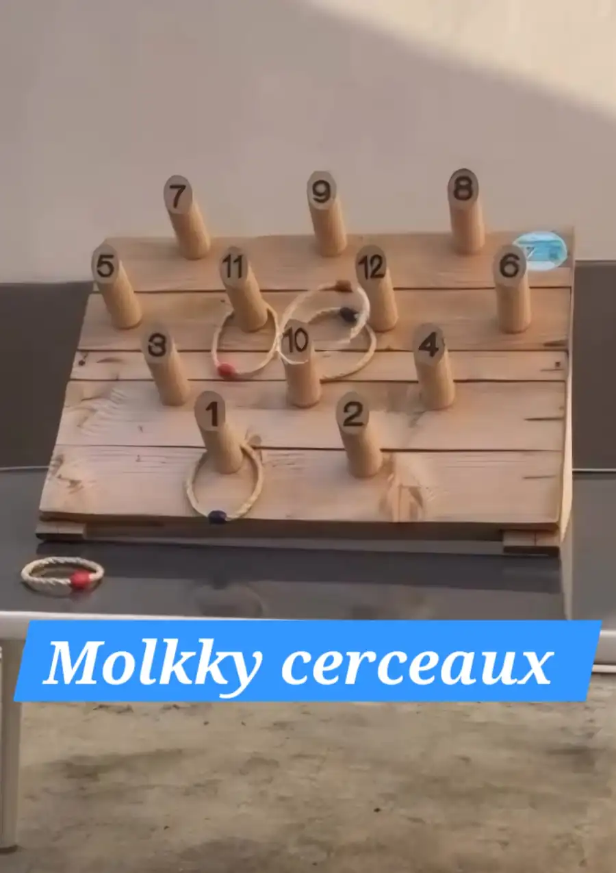 Jeu mölkky cerceaux — à louer