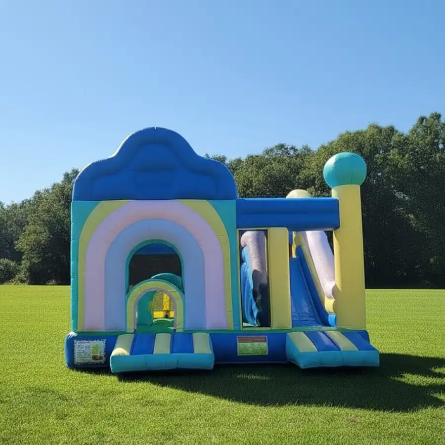 Nuage Multiplay Multicolore — structure gonflable en location
