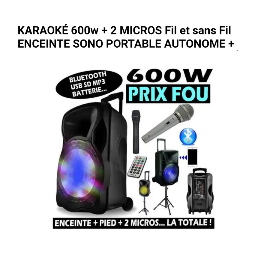 Sono + micro — à louer