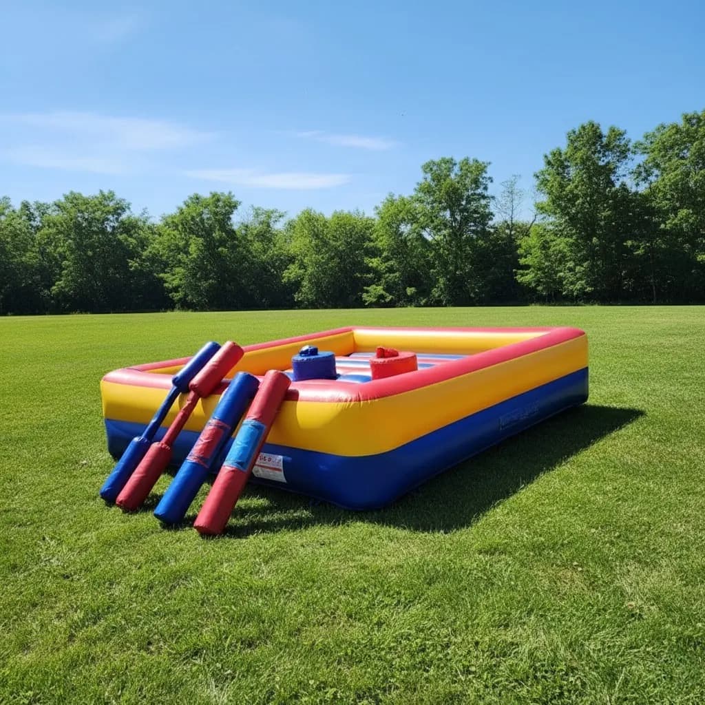 Joute de gladiateurs gonflable pour ados et adultes