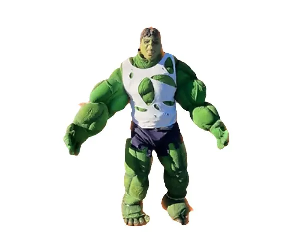 Cosplay Hulk pour une animation super-héros